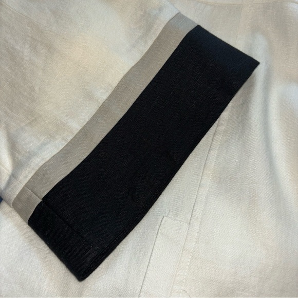 Women’s 100% Linen‎ blazer jacket Sz14 career wear closet staple - Picture 11 of 12